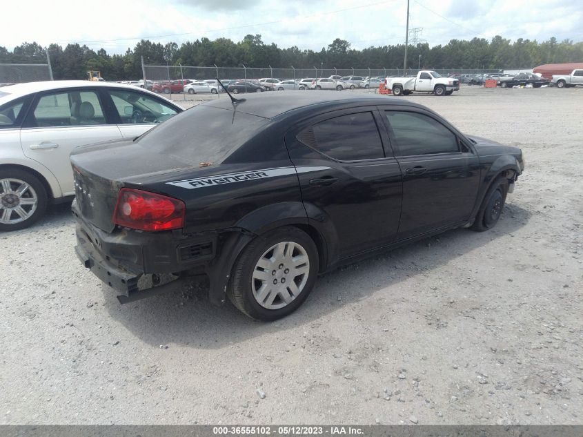 2013 Dodge Avenger Se VIN: 1C3CDZAB0DN725780 Lot: 36555102