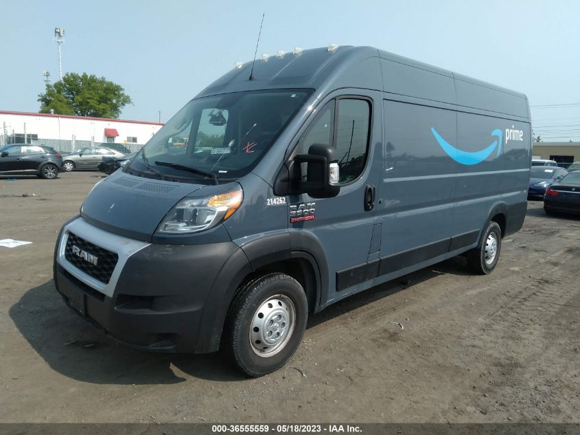 2021 Ram Promaster 3500 Cargo Van High Roof 159" Wb Ext VIN: 3C6MRVJG9ME535946 Lot: 36555559