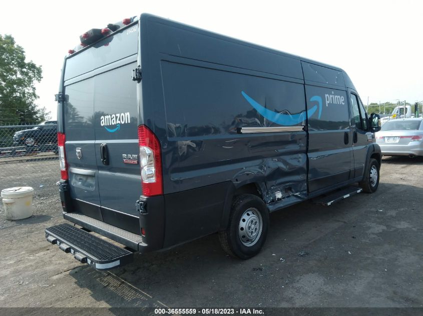 2021 Ram Promaster 3500 Cargo Van High Roof 159" Wb Ext VIN: 3C6MRVJG9ME535946 Lot: 36555559