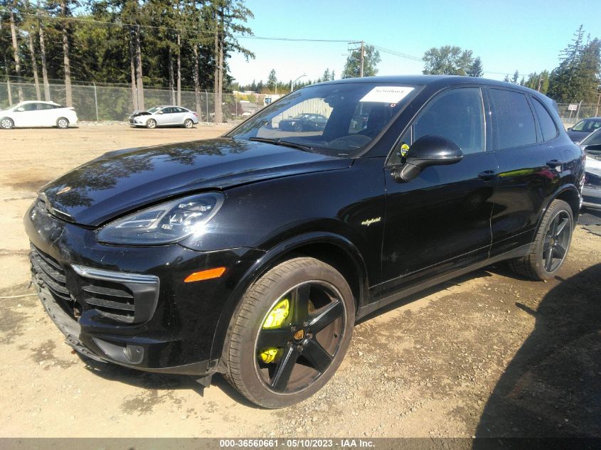 2017 Porsche Cayenne E-Hybrid S Platinum Edition VIN: WP1AE2A26HLA70144 Lot: 36560661