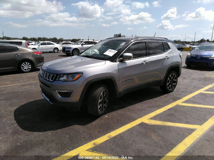 2018 Jeep Compass Limited 4X4 VIN: 3C4NJDCB1JT361572 Lot: 36567142