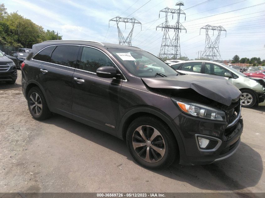 2016 Kia Sorento 3.3L Ex VIN: 5XYPHDA57GG016094 Lot: 36569726