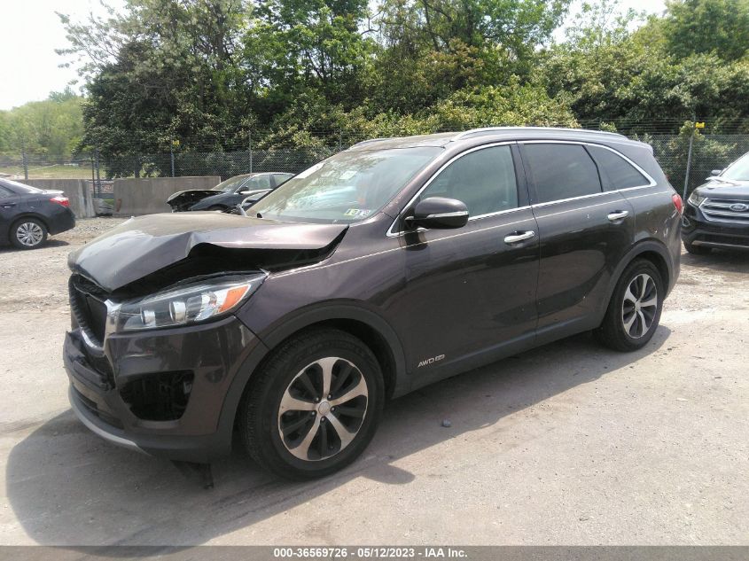 2016 Kia Sorento 3.3L Ex VIN: 5XYPHDA57GG016094 Lot: 36569726