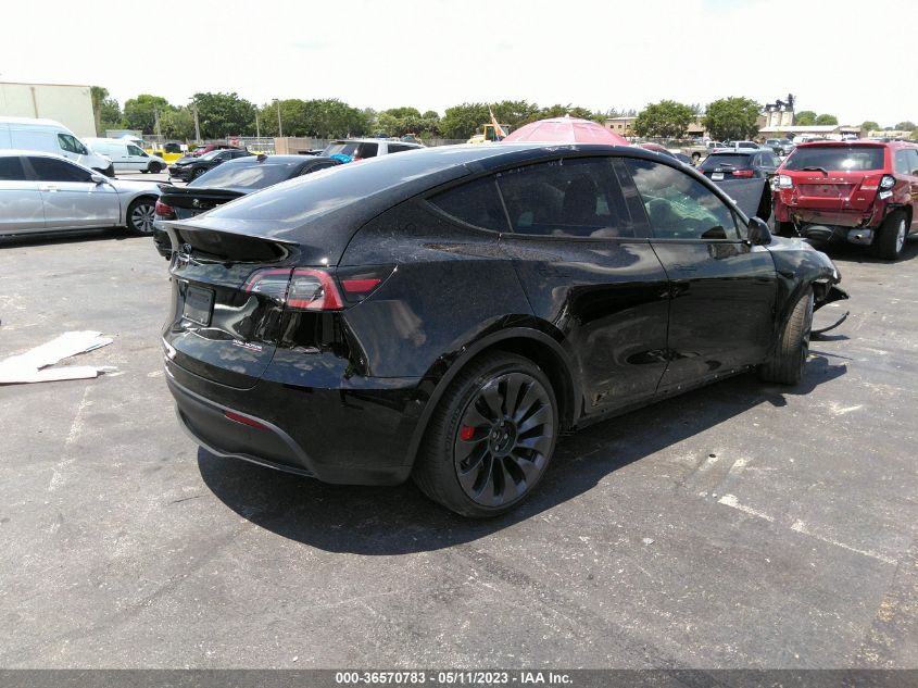 2022 Tesla Model Y Performance Dual Motor All-Wheel Drive VIN: 7SAYGDEF6NF510934 Lot: 36570783