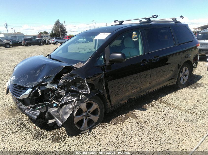 2013 Toyota Sienna Le V6 8 Passenger VIN: 5TDKK3DC1DS300951 Lot: 36570801