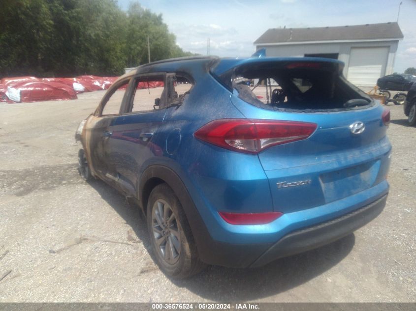 2018 Hyundai Tucson Sel VIN: KM8J3CA42JU731162 Lot: 36576524