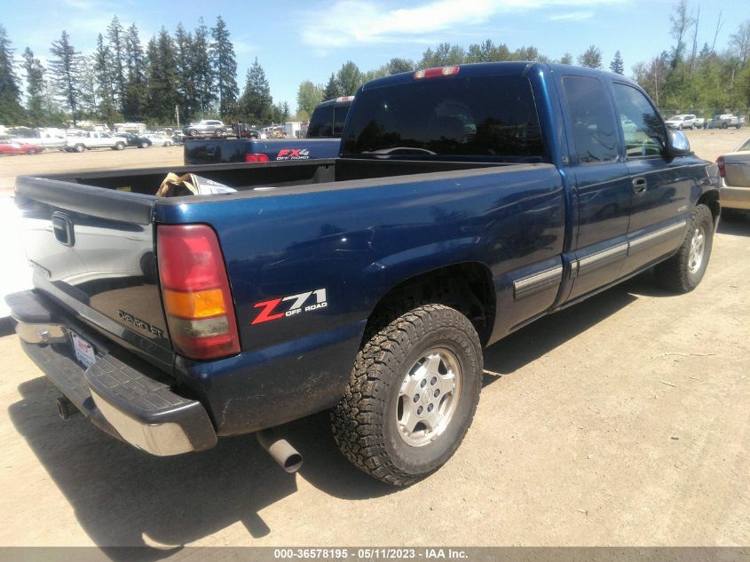 2001 Chevrolet Silverado 1500 Ls VIN: 2GCEK19T411265707 Lot: 36578195