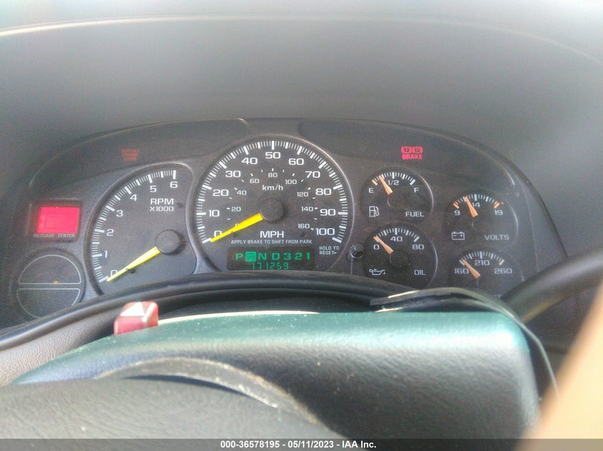 2001 Chevrolet Silverado 1500 Ls VIN: 2GCEK19T411265707 Lot: 36578195