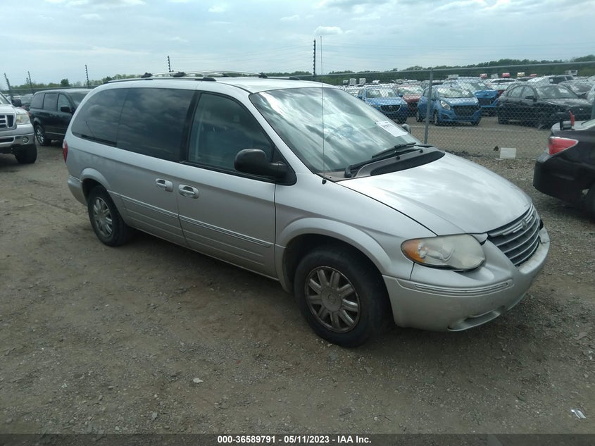 2005 Chrysler Town & Country Limited silver van gasoline 2C8GP64LX5R472669 photo #1
