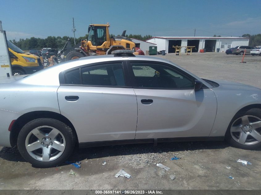 2019 Dodge Charger Police Rwd VIN: 2C3CDXAT4KH611476 Lot: 36597141