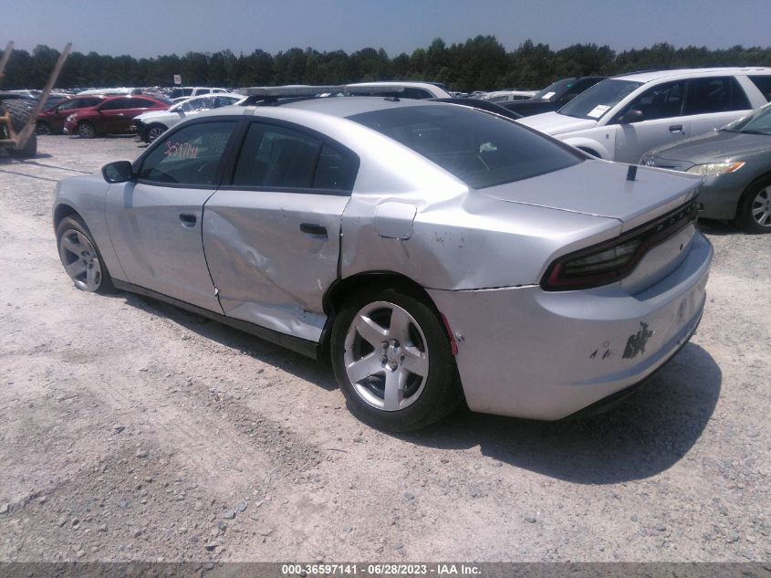 2019 Dodge Charger Police Rwd VIN: 2C3CDXAT4KH611476 Lot: 36597141