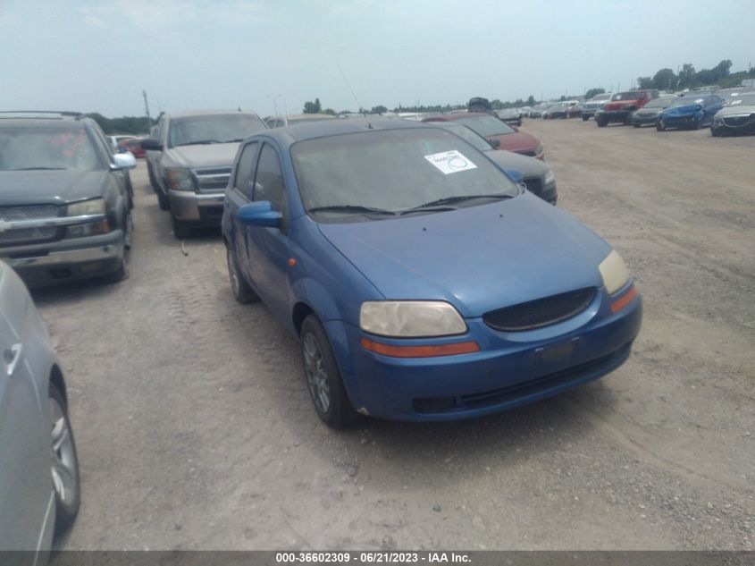 2004 Chevrolet Aveo VIN: KL1TD62664B208536 Lot: 36602309