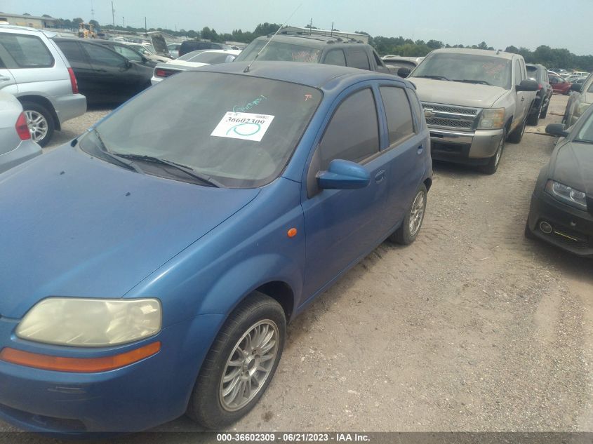 2004 Chevrolet Aveo VIN: KL1TD62664B208536 Lot: 36602309