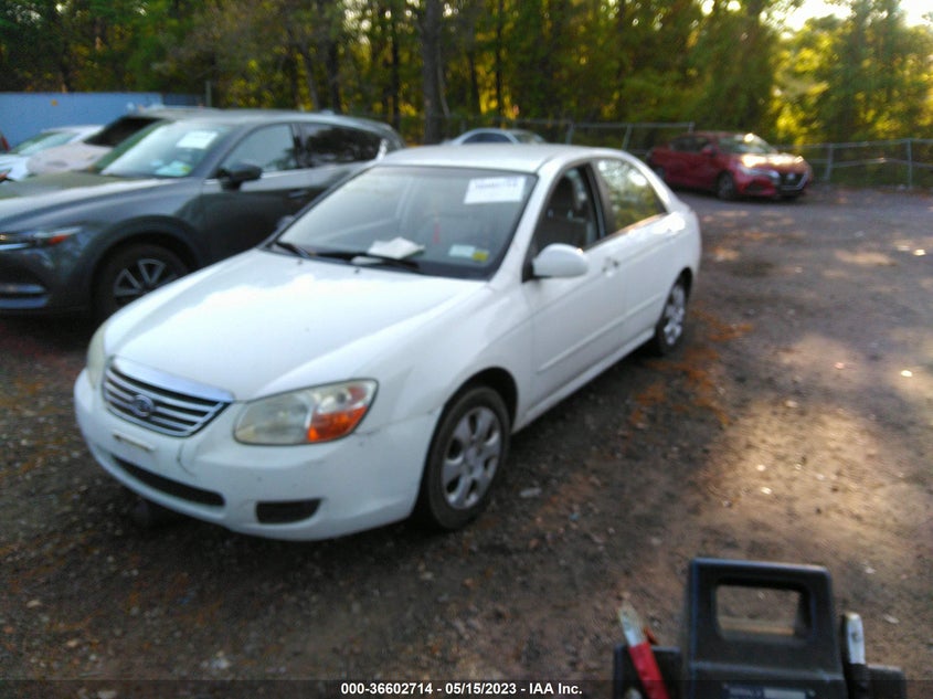 2008 Kia Spectra Ex VIN: KNAFE122185509672 Lot: 36602714