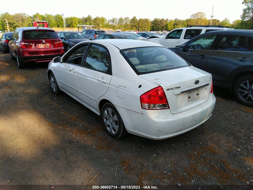 2008 Kia Spectra Ex VIN: KNAFE122185509672 Lot: 36602714