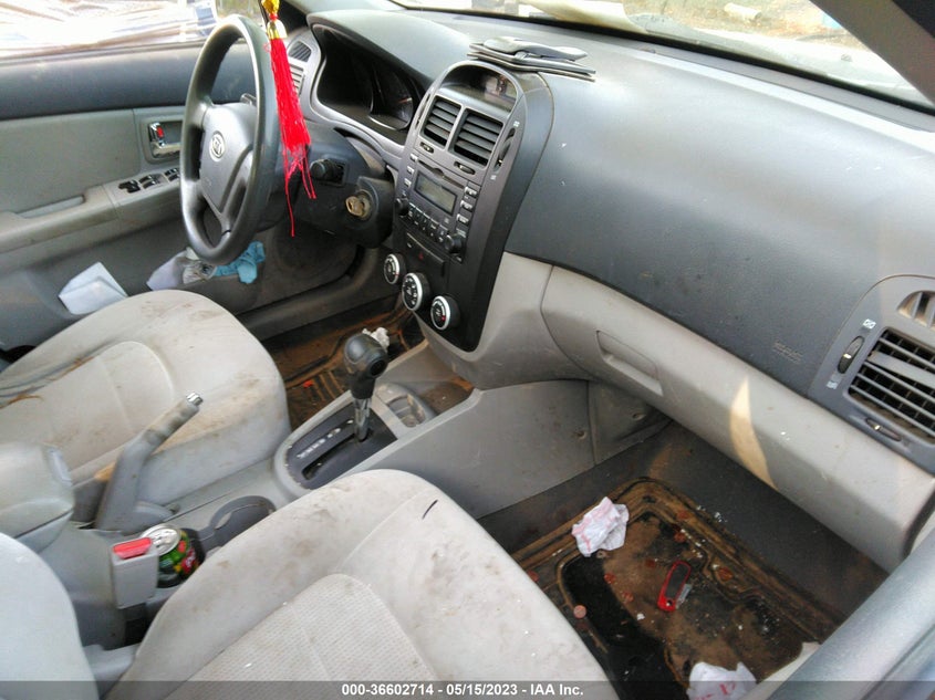 2008 Kia Spectra Ex VIN: KNAFE122185509672 Lot: 36602714