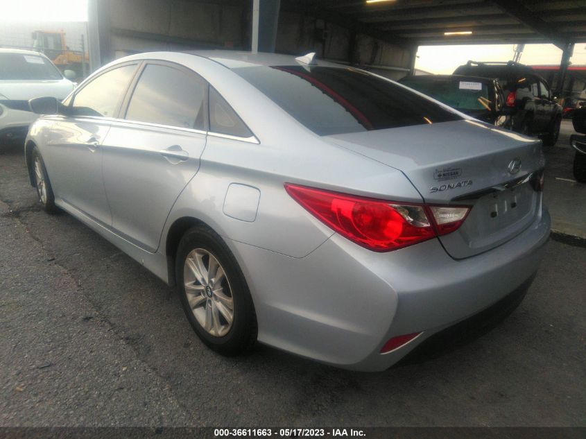 2014 Hyundai Sonata Gls VIN: 5NPEB4ACXEH865472 Lot: 36611663