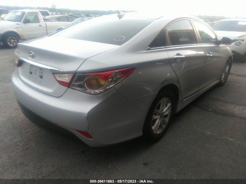 2014 Hyundai Sonata Gls VIN: 5NPEB4ACXEH865472 Lot: 36611663