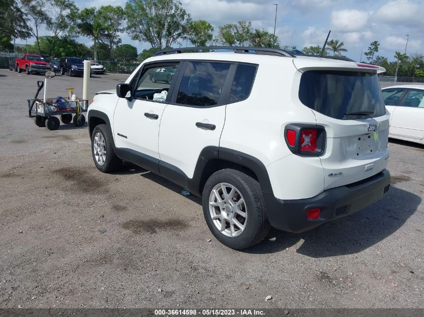 2019 Jeep Renegade Sport 4X4 VIN: ZACNJBAB9KPK19872 Lot: 36614598