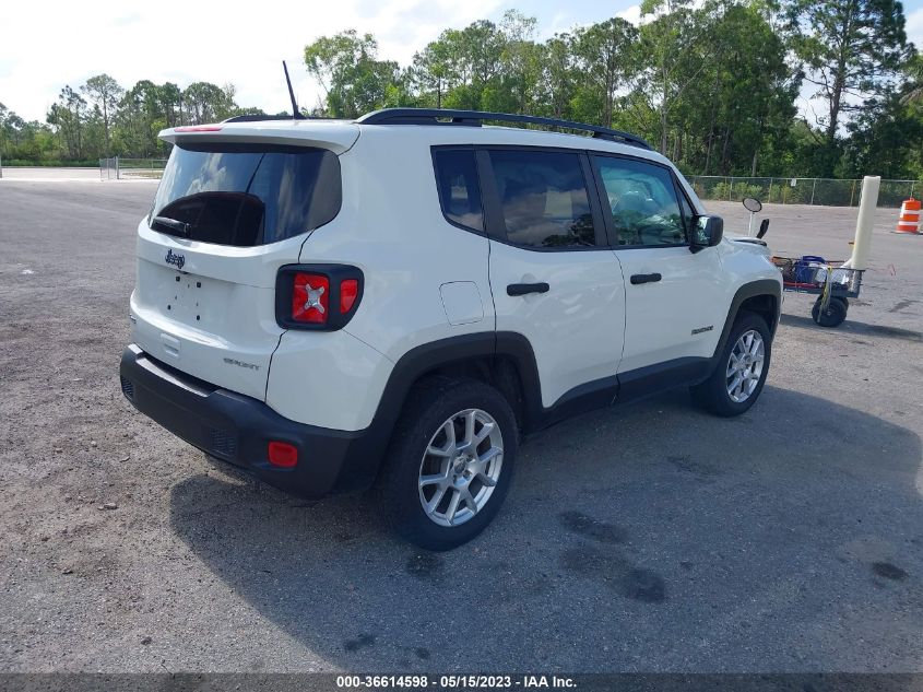 2019 Jeep Renegade Sport 4X4 VIN: ZACNJBAB9KPK19872 Lot: 36614598