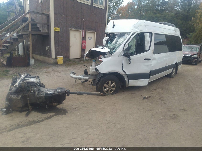 2019 Mercedes-Benz Sprinter 2500 High Roof V6 VIN: WDZPF1CD8KT002372 Lot: 36620409