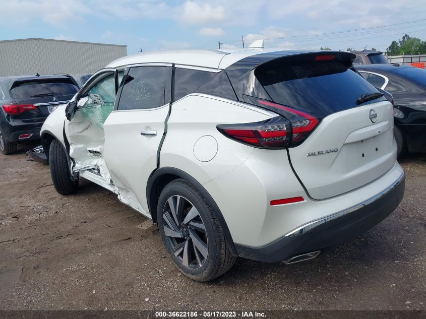 2023 Nissan Murano Sl Fwd VIN: 5N1AZ2CJ1PC122557 Lot: 36622186