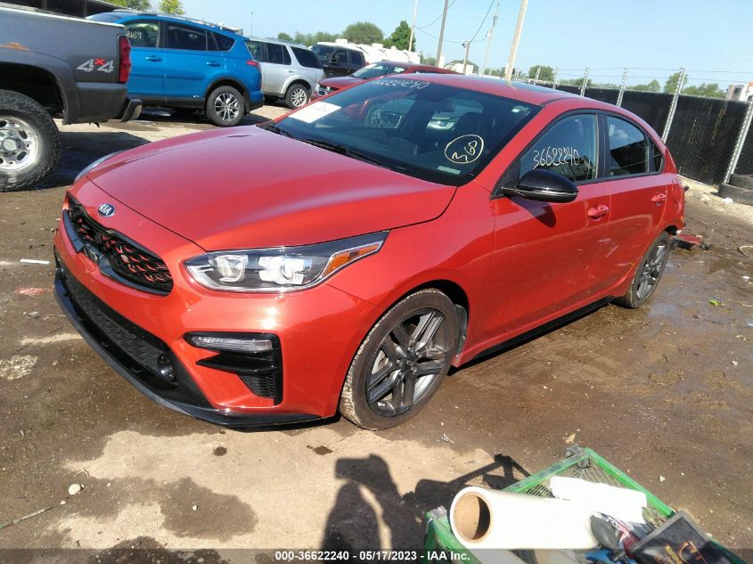 2021 Kia Forte Gt-Line VIN: 3KPF34AD5ME277105 Lot: 36622240