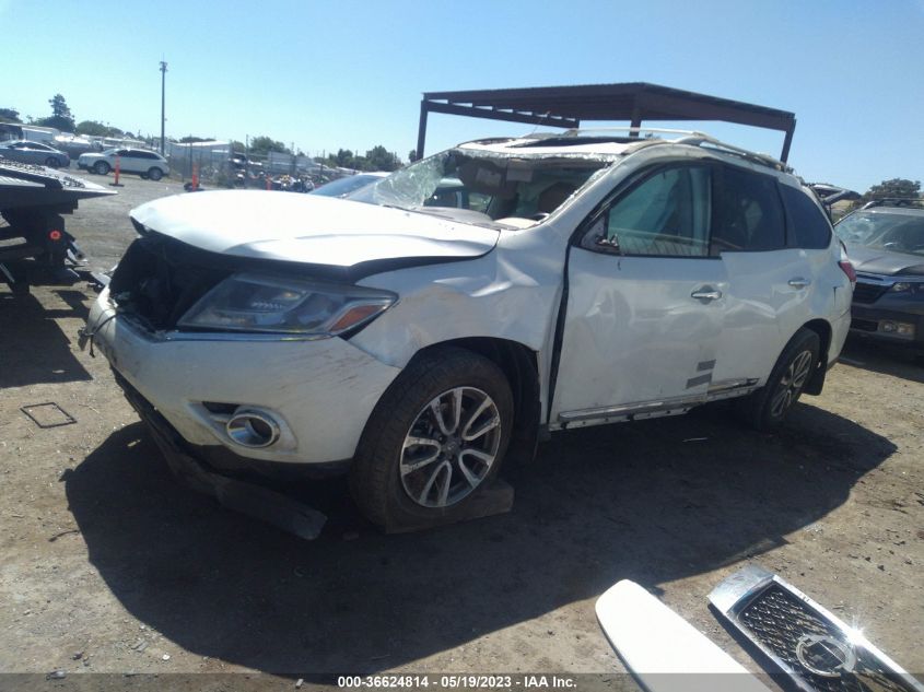 2016 Nissan Pathfinder Sl VIN: 5N1AR2MM2GC635261 Lot: 36624814