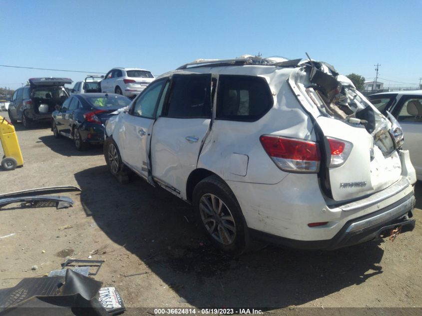 2016 Nissan Pathfinder Sl VIN: 5N1AR2MM2GC635261 Lot: 36624814