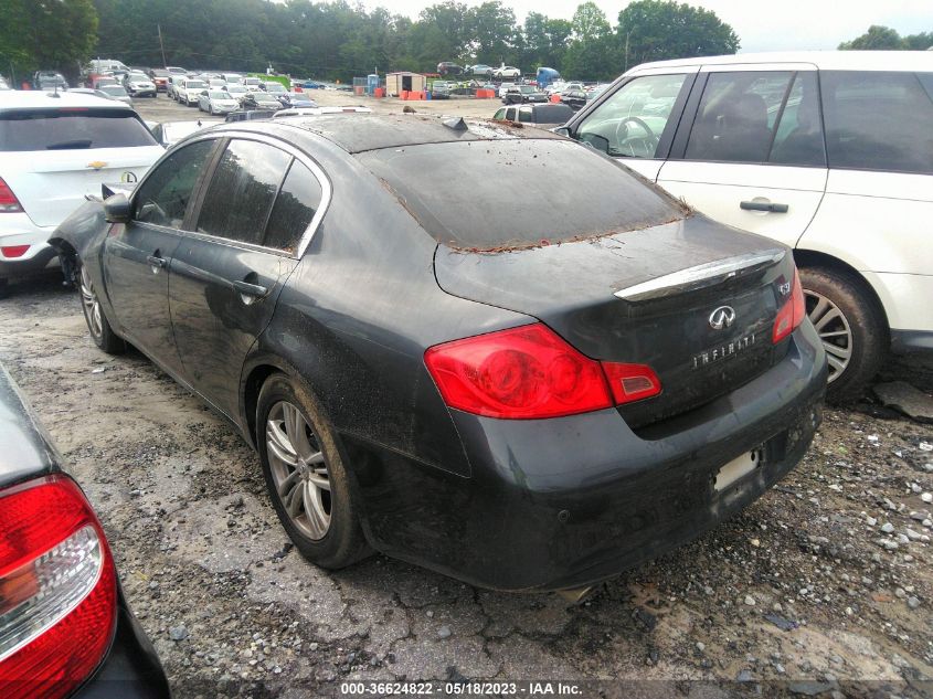 2012 Infiniti G37 Journey VIN: JN1CV6AP1CM621681 Lot: 36624822