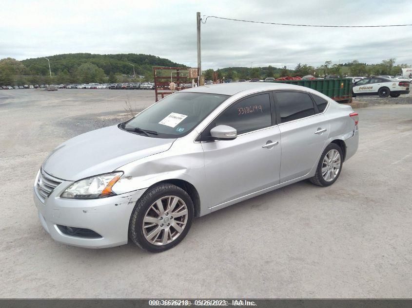 2013 Nissan Sentra Sl VIN: 3N1AB7AP8DL700587 Lot: 36626218