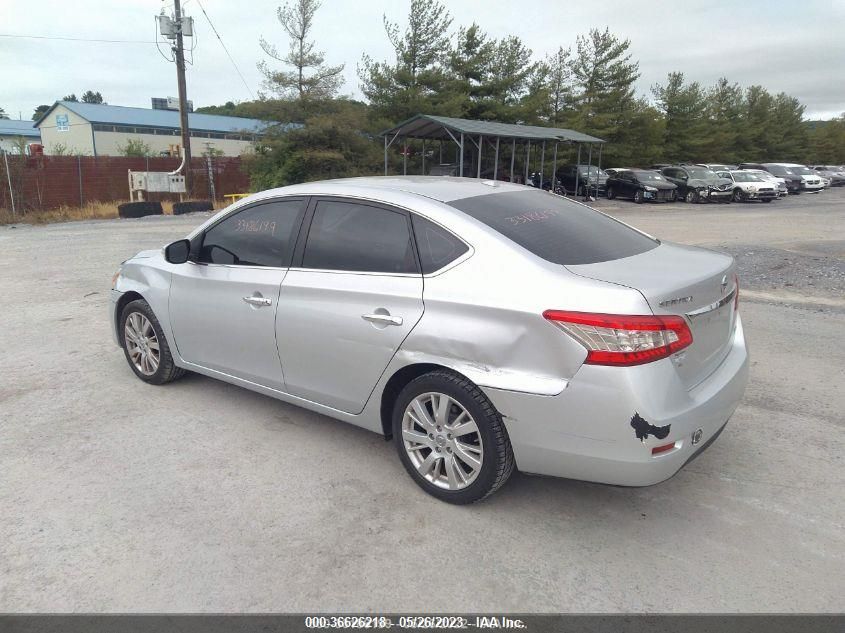 2013 Nissan Sentra Sl VIN: 3N1AB7AP8DL700587 Lot: 36626218