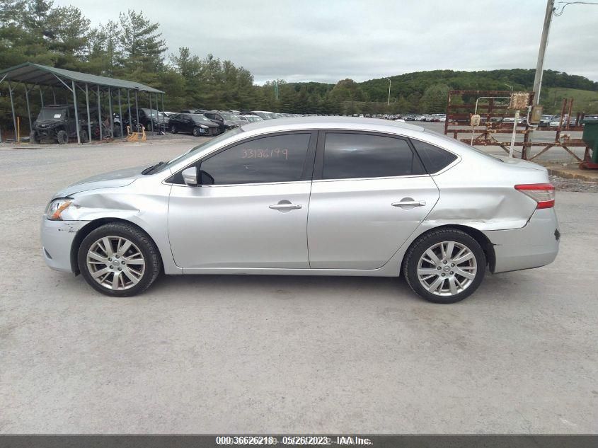 2013 Nissan Sentra Sl VIN: 3N1AB7AP8DL700587 Lot: 36626218