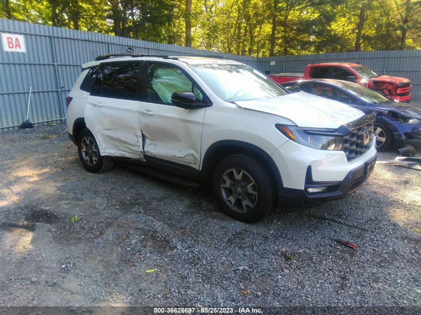 2022 Honda Passport Awd Trailsport VIN: 5FNYF8H63NB019529 Lot: 36626697