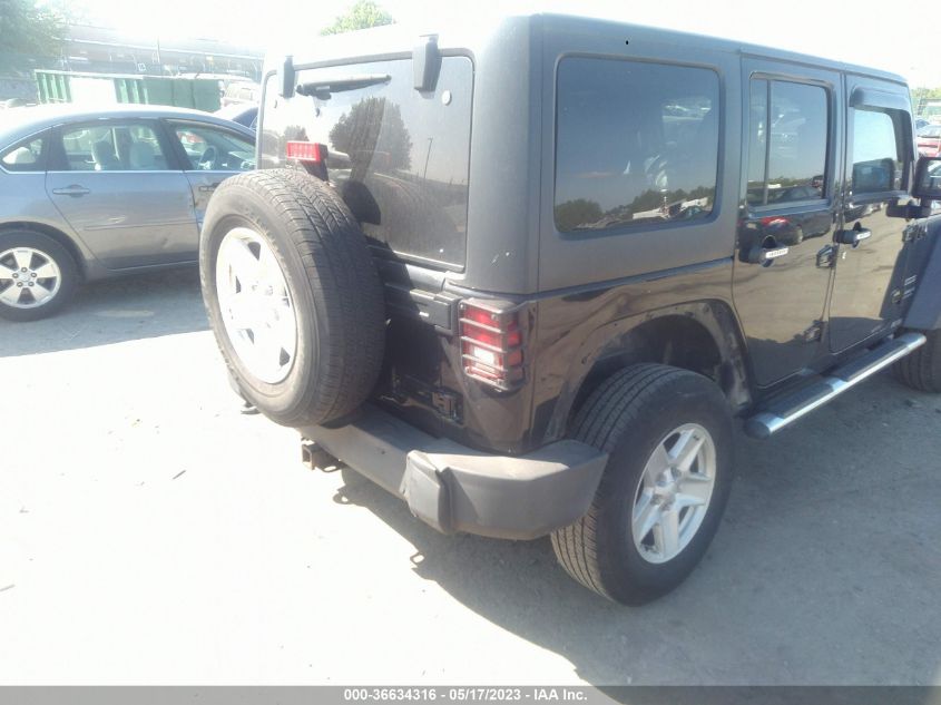 2013 Jeep Wrangler Unlimited Sport VIN: 1C4BJWDG3DL678195 Lot: 36634316