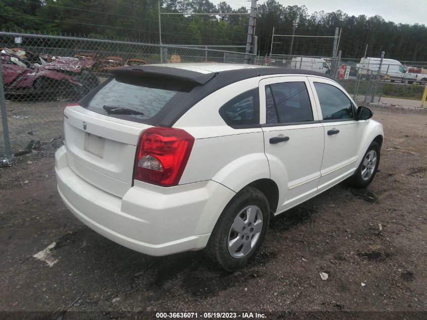 2007 Dodge Caliber VIN: 1B3HB28B47D268634 Lot: 36636071