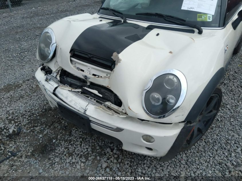 2005 Mini Cooper S VIN: WMWRE334X5TD91155 Lot: 36637118