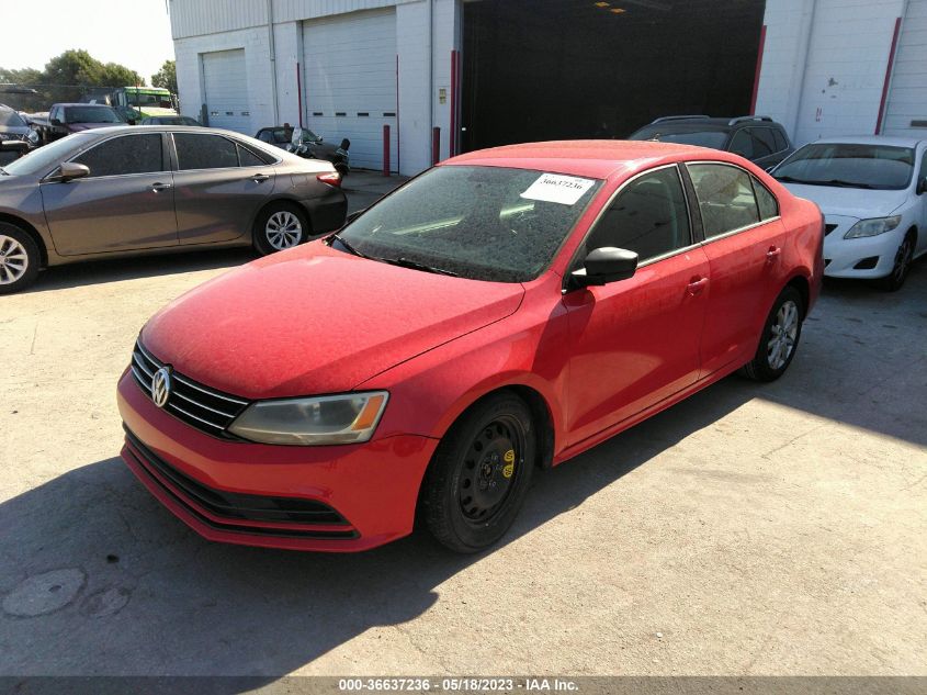 2015 Volkswagen Jetta Sedan 1.8T Se VIN: 3VWD17AJ2FM256920 Lot: 36637236