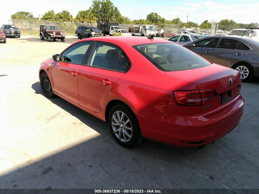 2015 Volkswagen Jetta Sedan 1.8T Se VIN: 3VWD17AJ2FM256920 Lot: 36637236