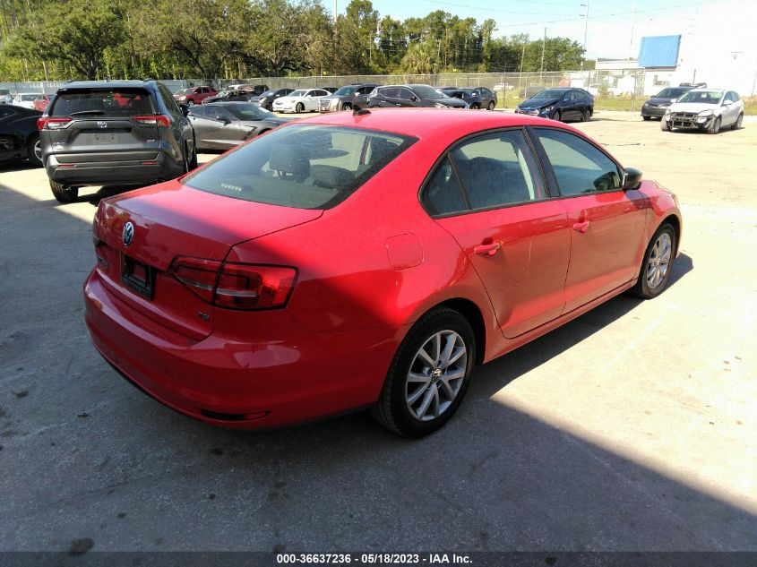 2015 Volkswagen Jetta Sedan 1.8T Se VIN: 3VWD17AJ2FM256920 Lot: 36637236