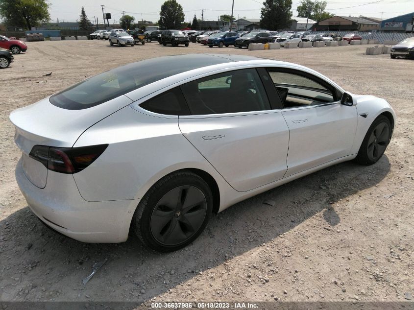 2020 Tesla Model 3 Standard Range Plus Rear-Wheel Drive/Standard Range Rear-Wheel Drive VIN: 5YJ3E1EA2LF783690 Lot: 36637986