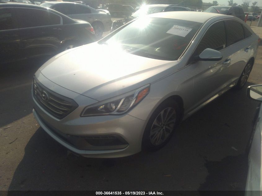 2015 Hyundai Sonata 2.4L Sport VIN: 5NPE34AF5FH148261 Lot: 36641535