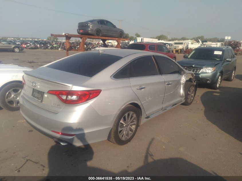 2015 Hyundai Sonata 2.4L Sport VIN: 5NPE34AF5FH148261 Lot: 36641535