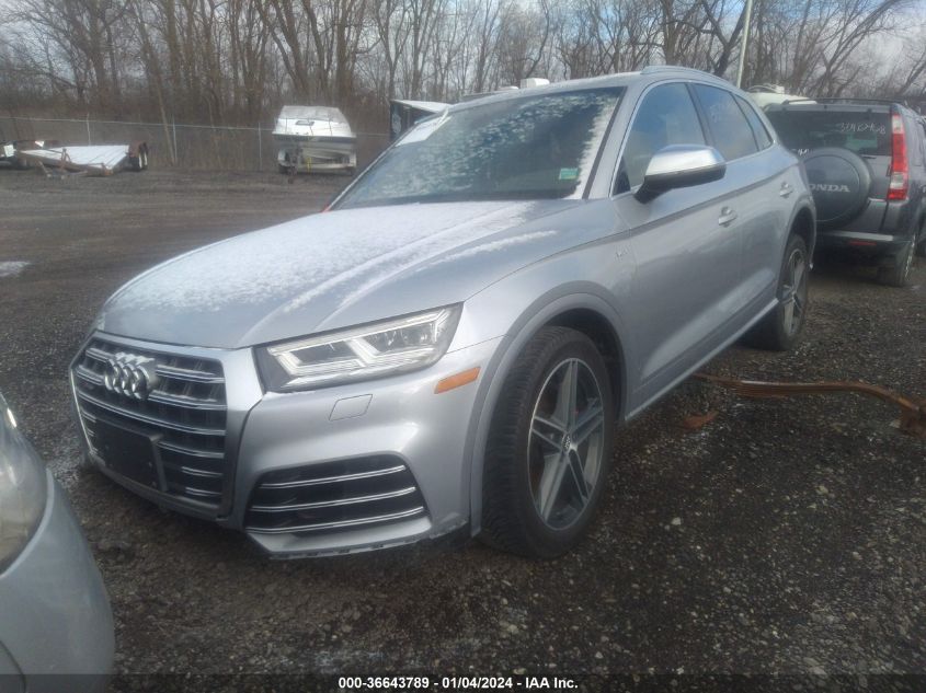 2018 Audi Sq5 Premium Plus VIN: WA1A4AFY2J2130437 Lot: 36643789