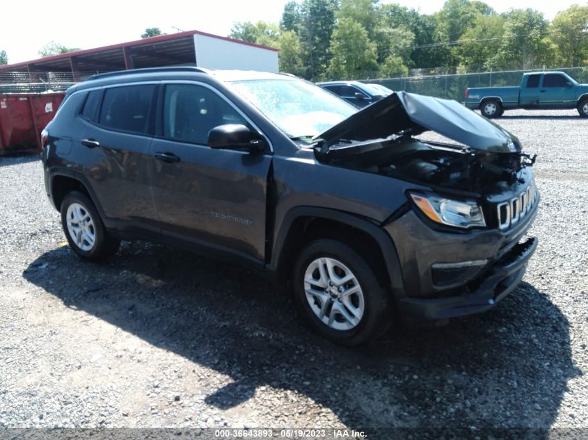 2019 Jeep Compass Sport VIN: 3C4NJDABXKT598730 Lot: 36643893