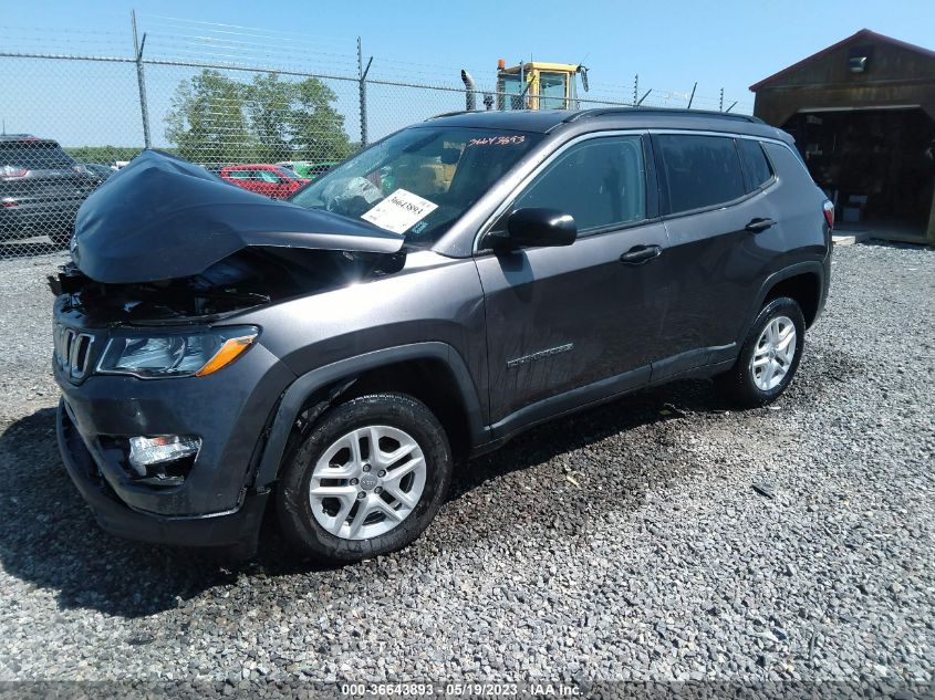 2019 Jeep Compass Sport VIN: 3C4NJDABXKT598730 Lot: 36643893