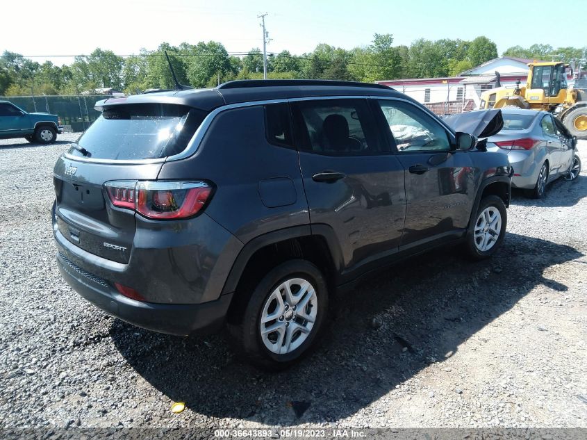 2019 Jeep Compass Sport VIN: 3C4NJDABXKT598730 Lot: 36643893