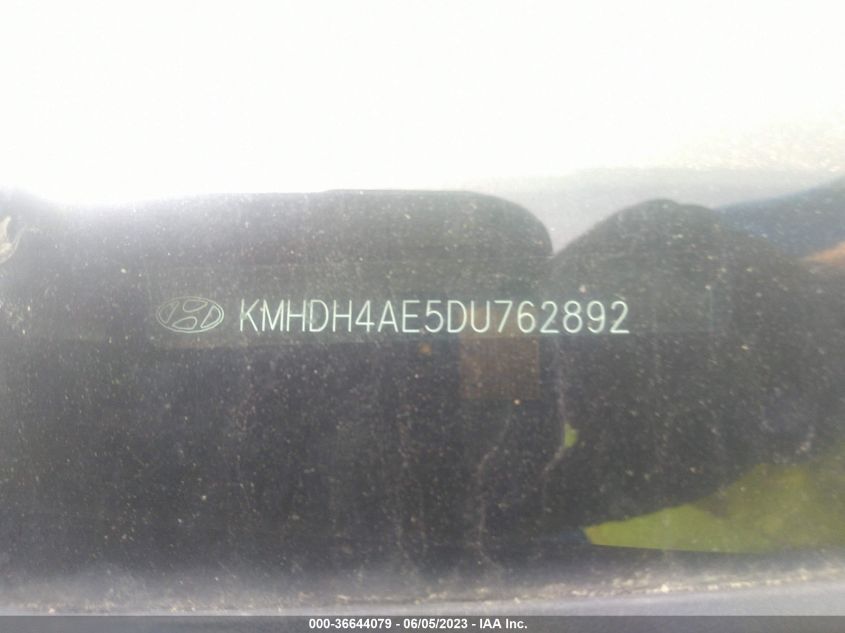 KMHDH4AE5DU762892 2013 Hyundai Elantra Gls (Ulsan Plant)