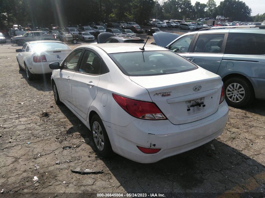 2016 Hyundai Accent Se VIN: KMHCT4AE4GU156921 Lot: 36645804