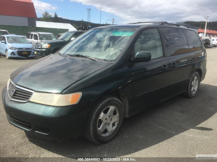 2001 Honda Odyssey Ex VIN: 2HKRL18661H530622 Lot: 36646883